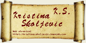 Kristina Školjević vizit kartica